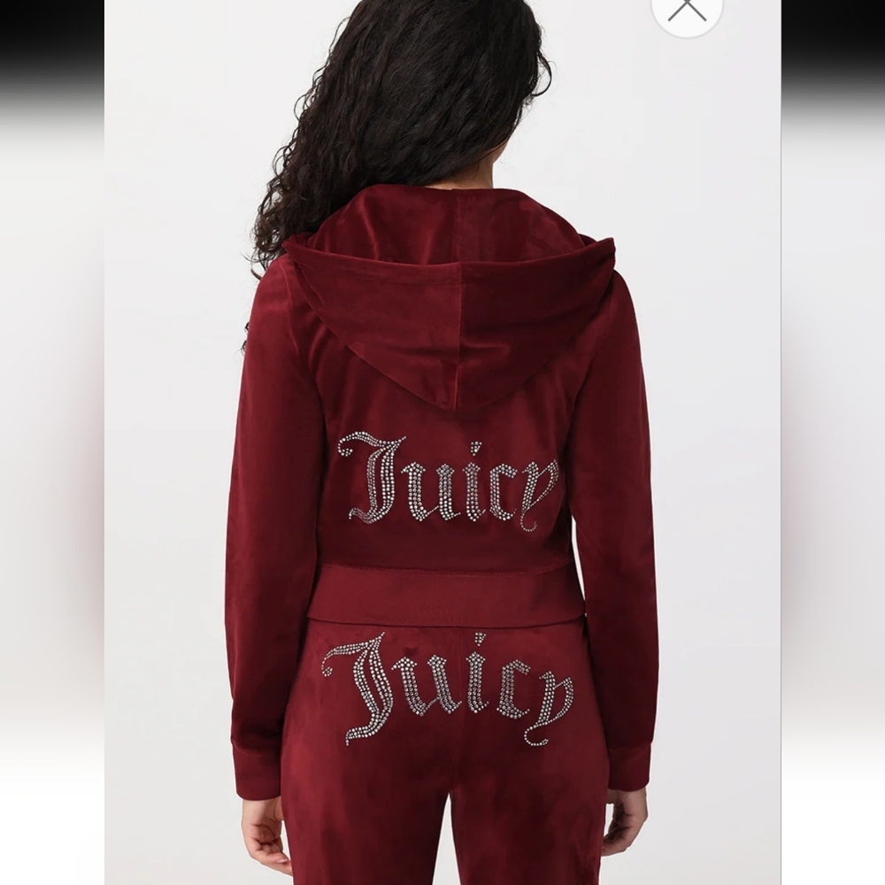 Juicy Couture Velour Tracksuit In Color Coco Red BNWT
